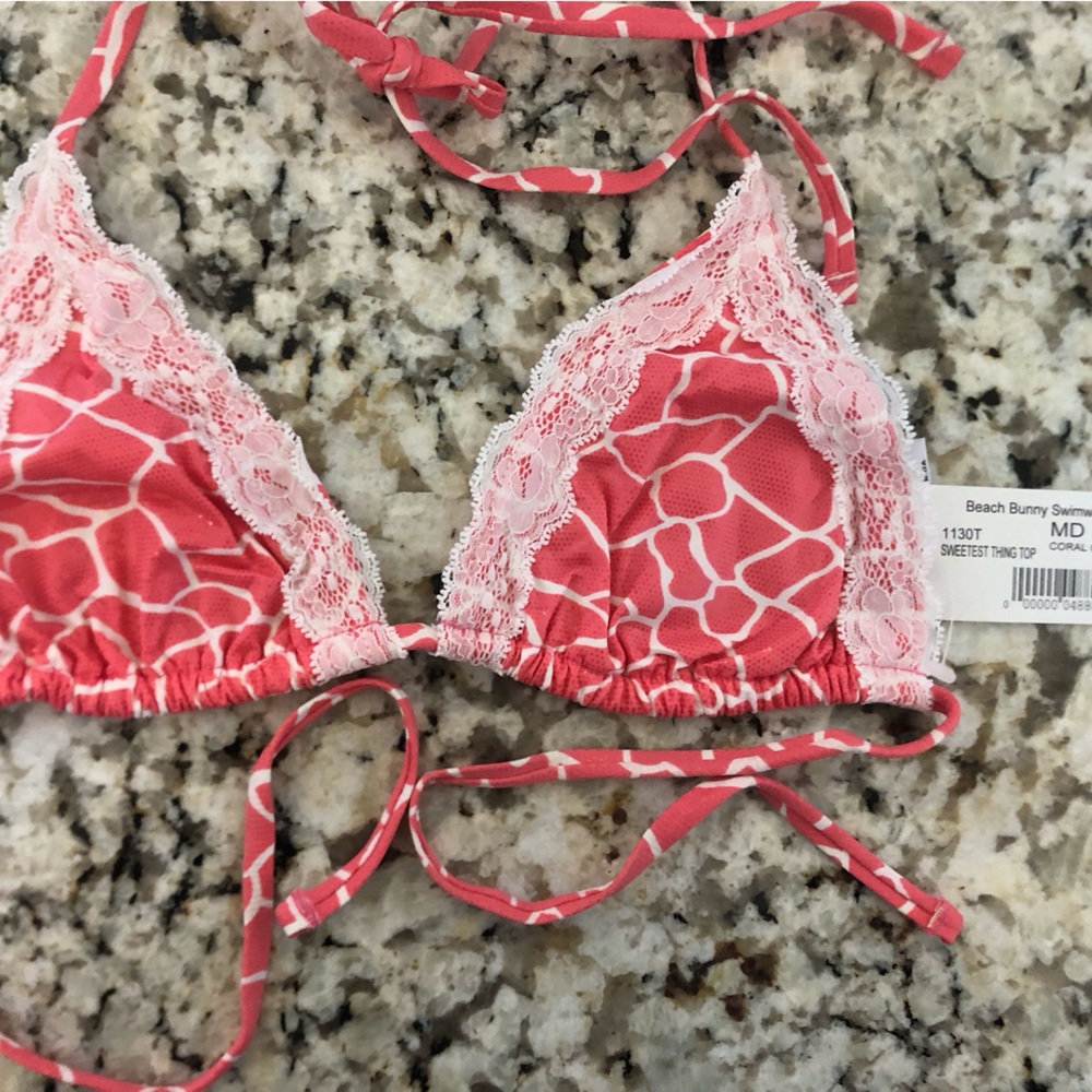 Beach Bunny Sweetest Thing Coral Giraffe Bikini